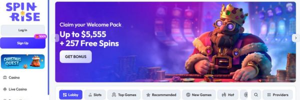 Spinrise Casino welcome bonus NZ